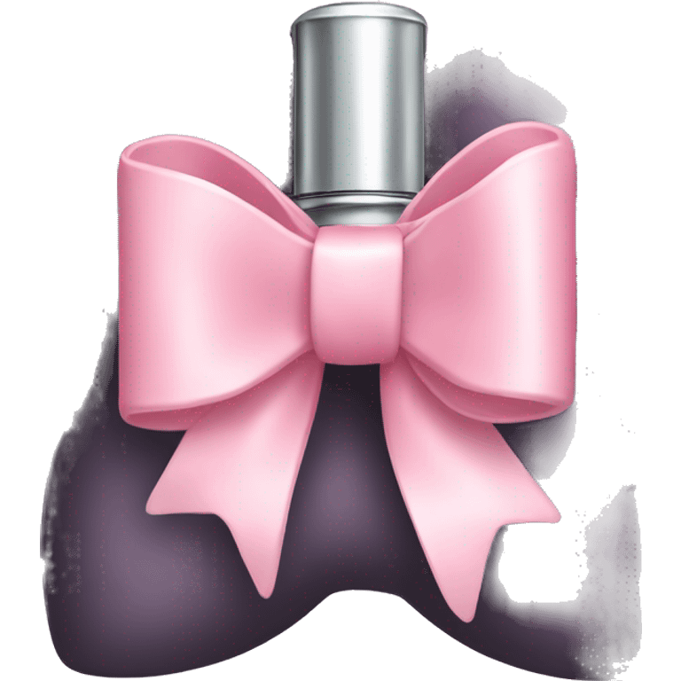 Light pink bow perfume  emoji