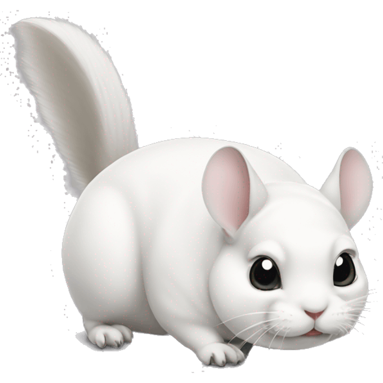 white chinchilla emoji