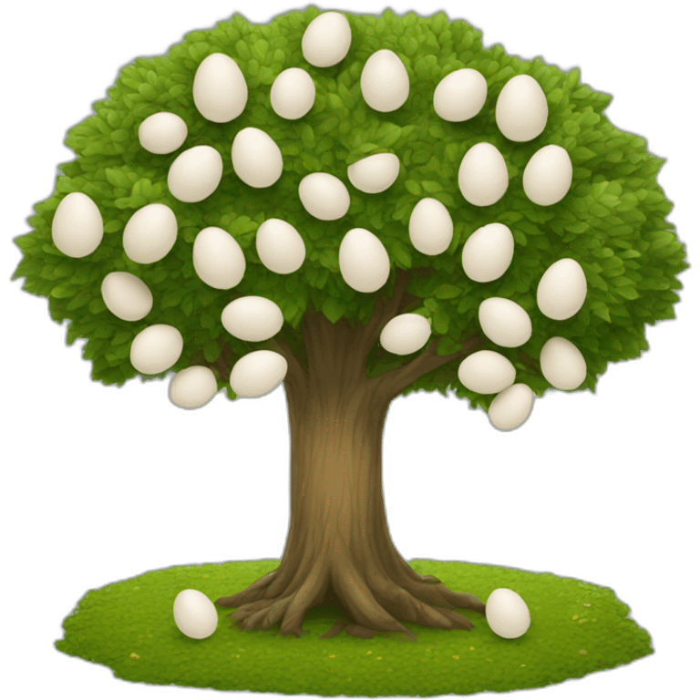 tree of eggs emoji