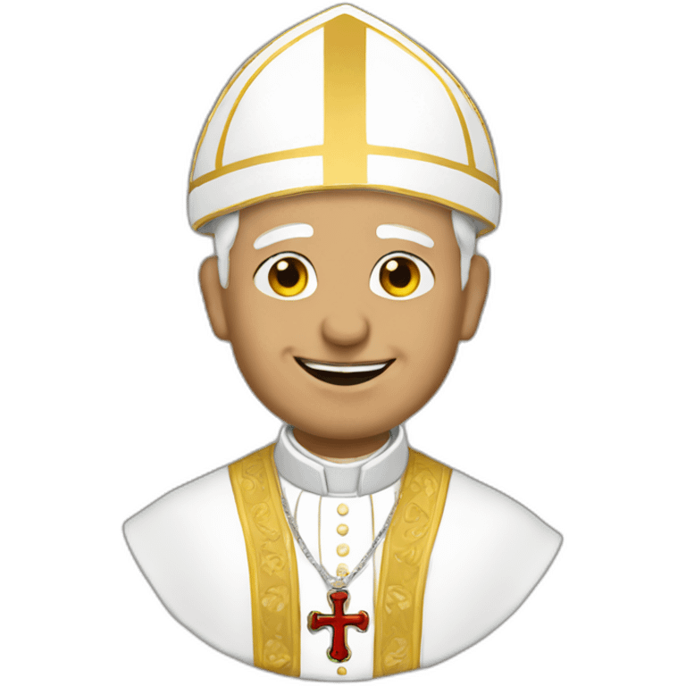 The pope emoji