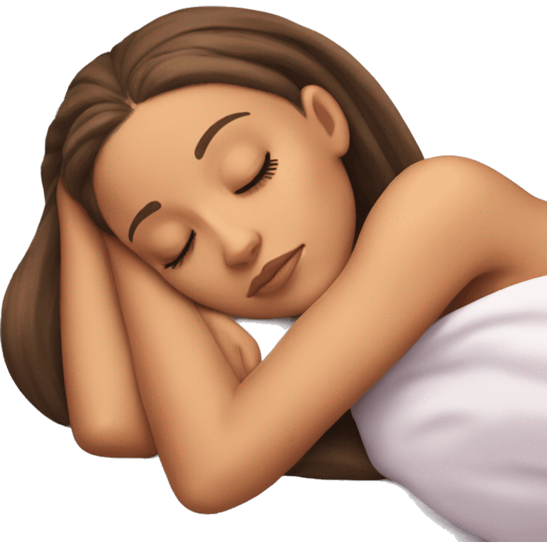 Ariana Grande sleeping emoji