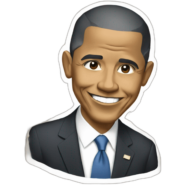 Barack Obama Phew emoji