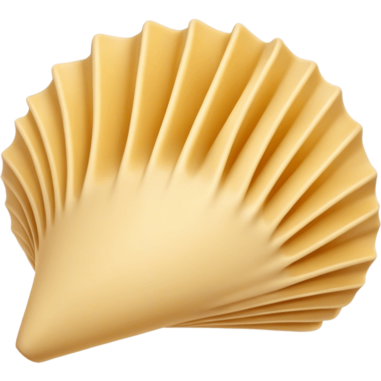 a single pasta shell emoji