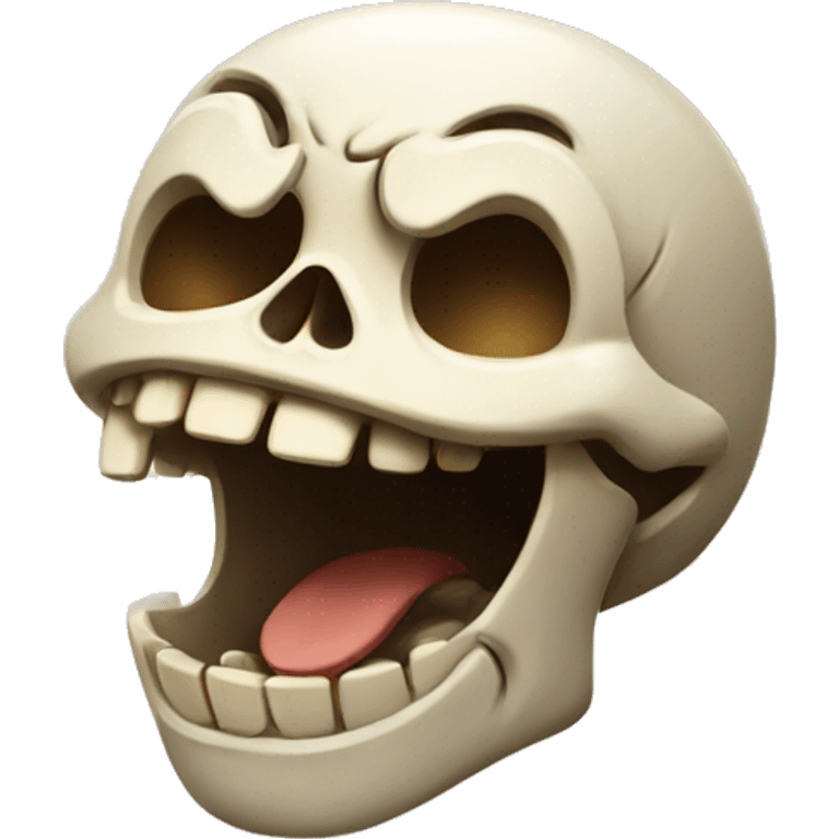 Skull laughing  emoji