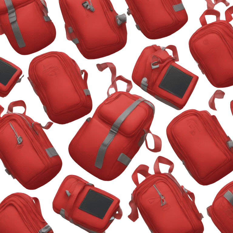 Red bookbag emoji