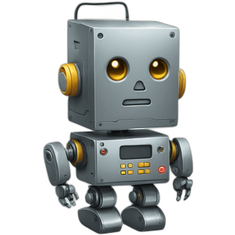 Robot-celphone emoji