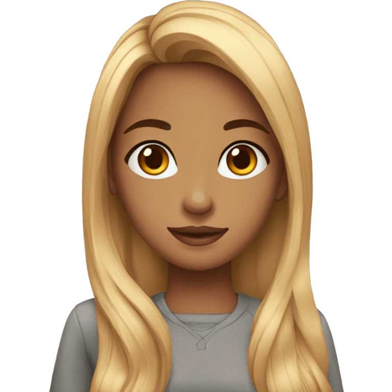 A beatiful girl emoji