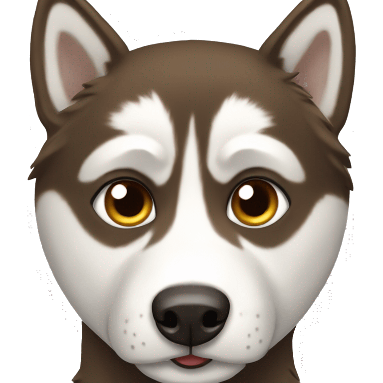 Husky brown emoji