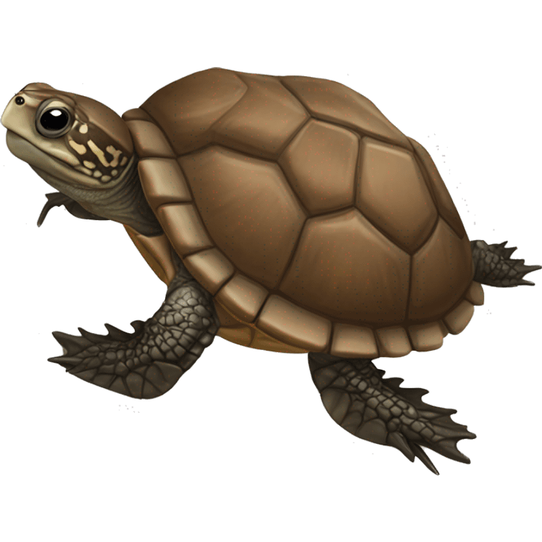 brown musk turtle emoji