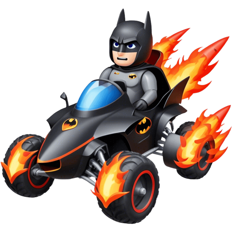 ATV QUAD batmobile rocket at take-off in fire france ! emoji