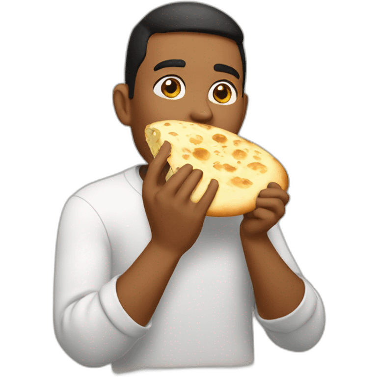 bro eating cheese naans emoji