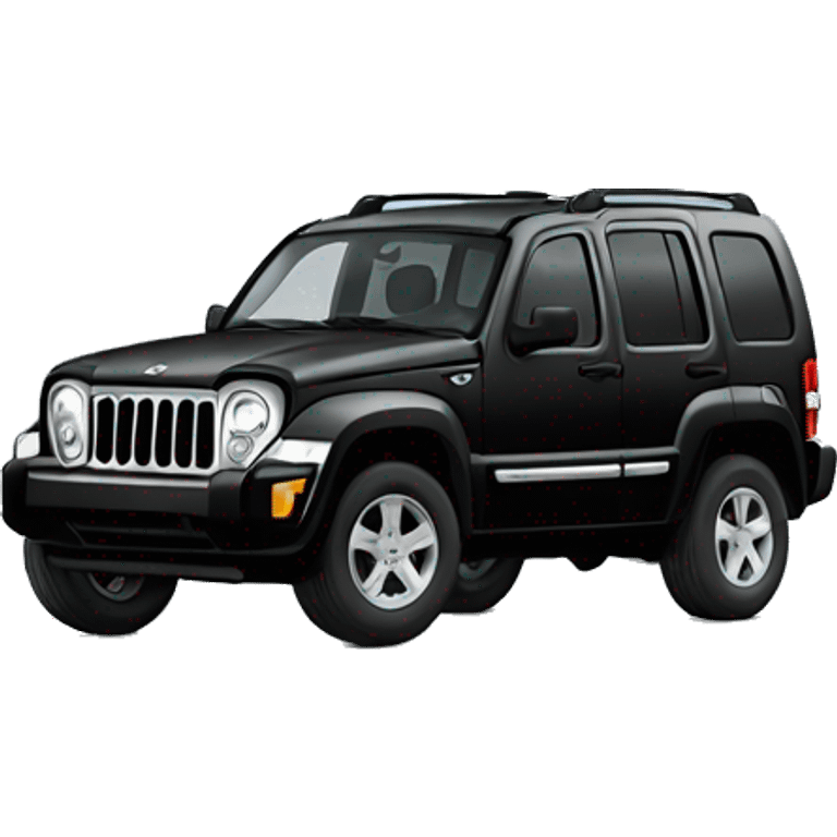 Black Jeep Liberty emoji