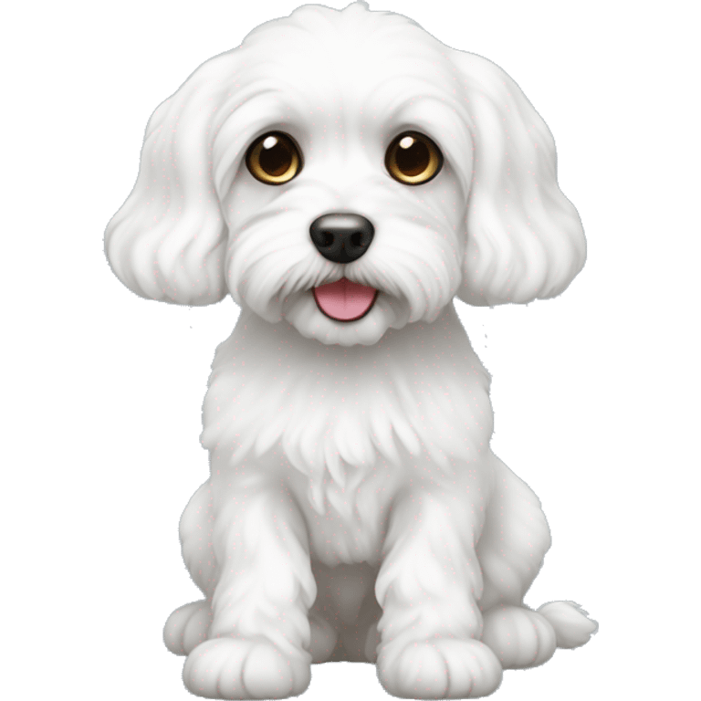 white cavachon emoji