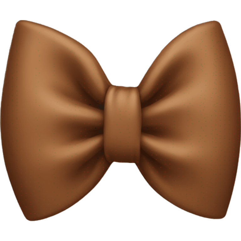 Brown bow emoji