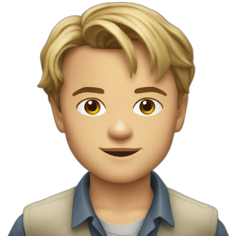 Young Leonardo Dicaprio emoji