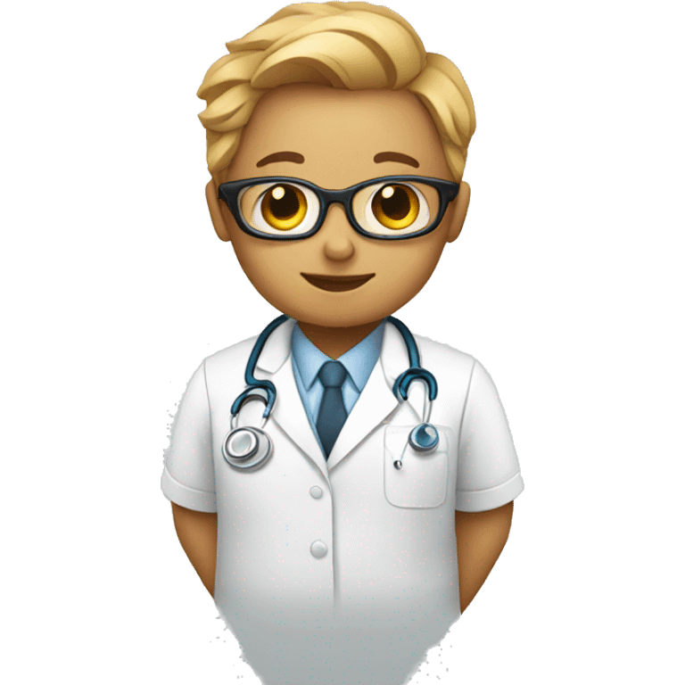 a strong doctor delivering baby emoji