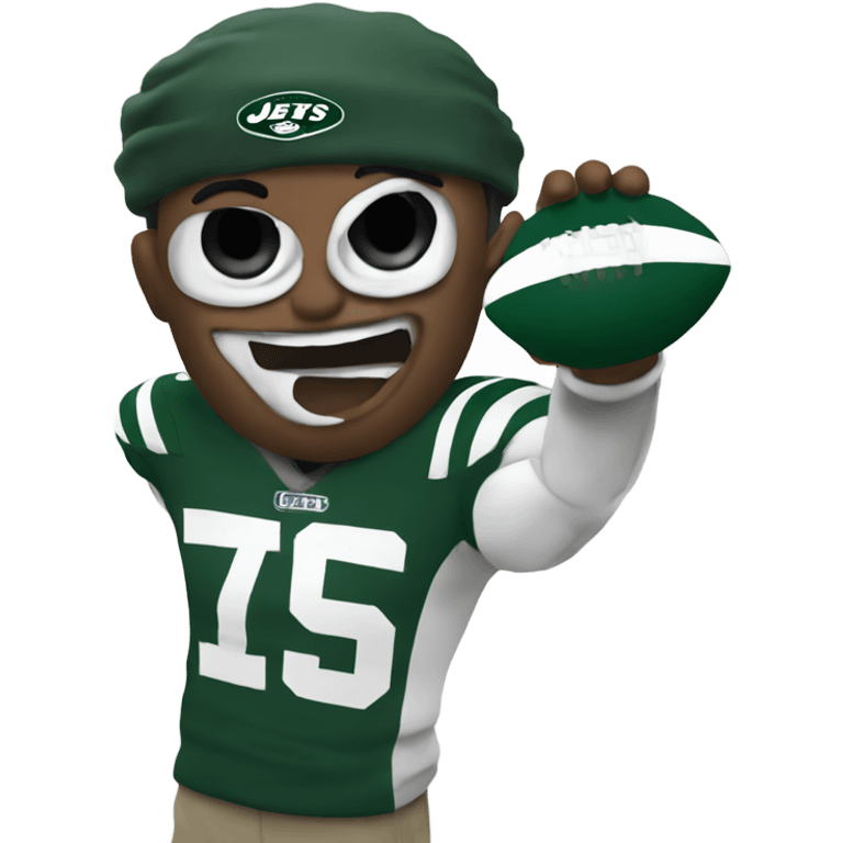 New york jets fan cheering emoji