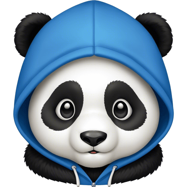 panda wearing a hoodie emoji