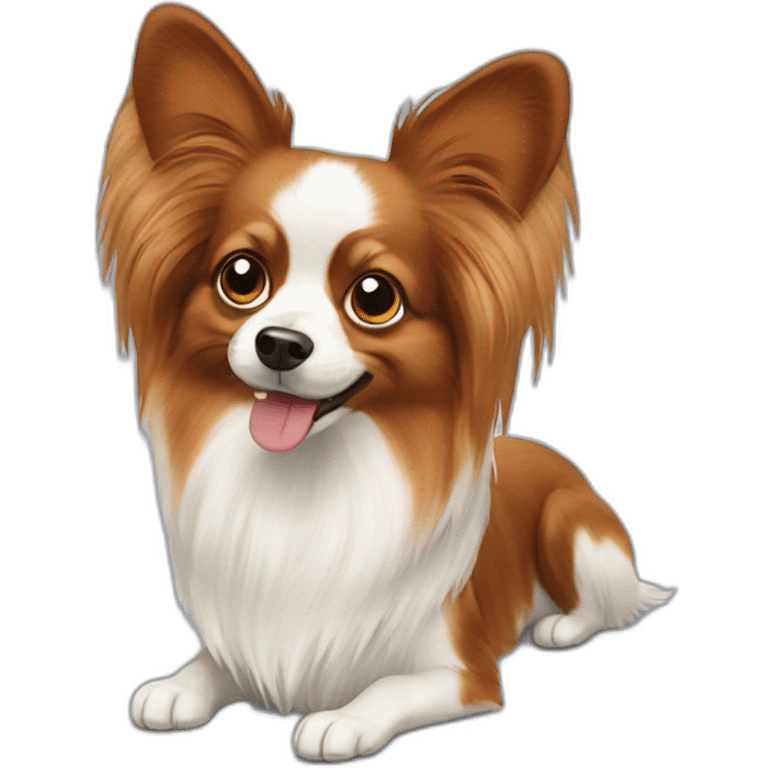 Papillon dog emoji