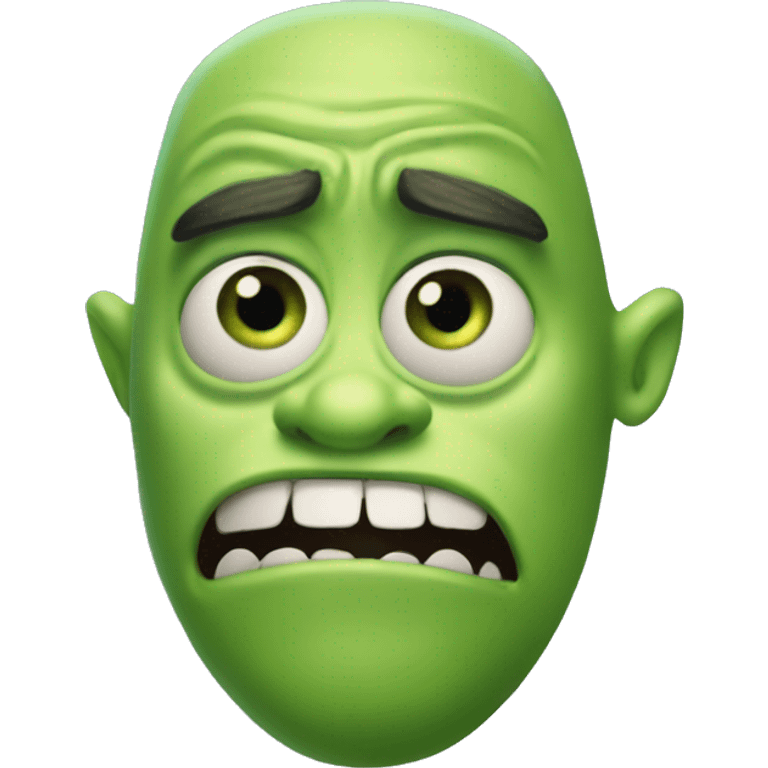 Ugly Mike Wazowski emoji