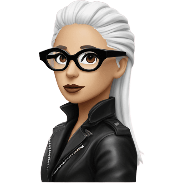 lady gaga rain on me black glasses  emoji