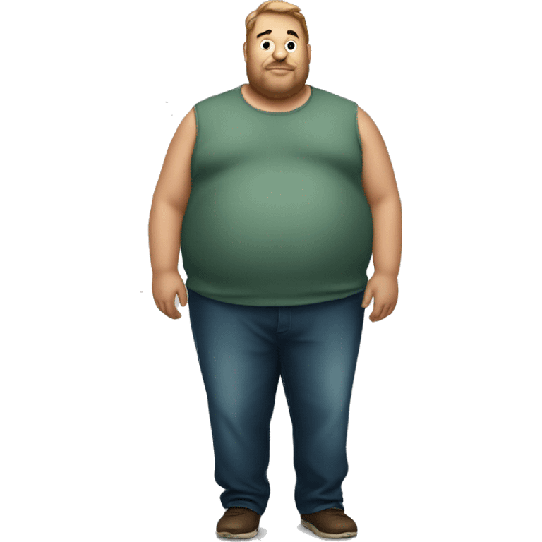 a huge fat man emoji