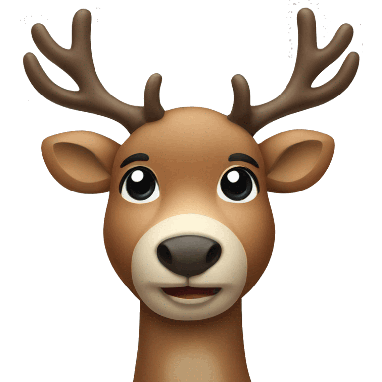 Christmas reindeer  emoji