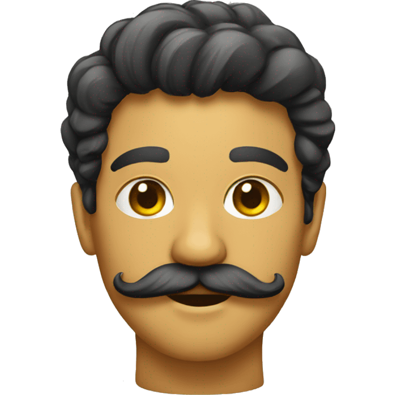 Brazilian with mustache  emoji