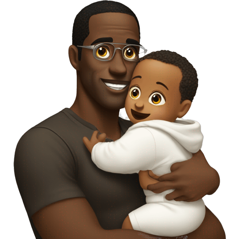 Diddy with baby emoji