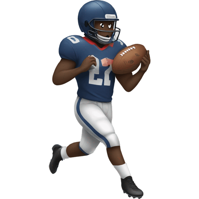 Playing football emoji