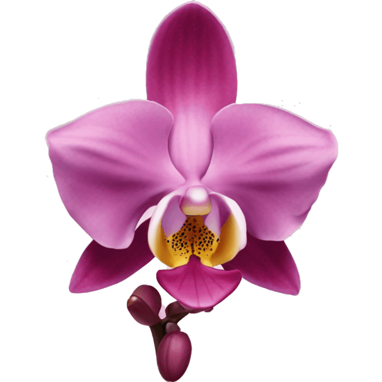 Orquídea pink emoji