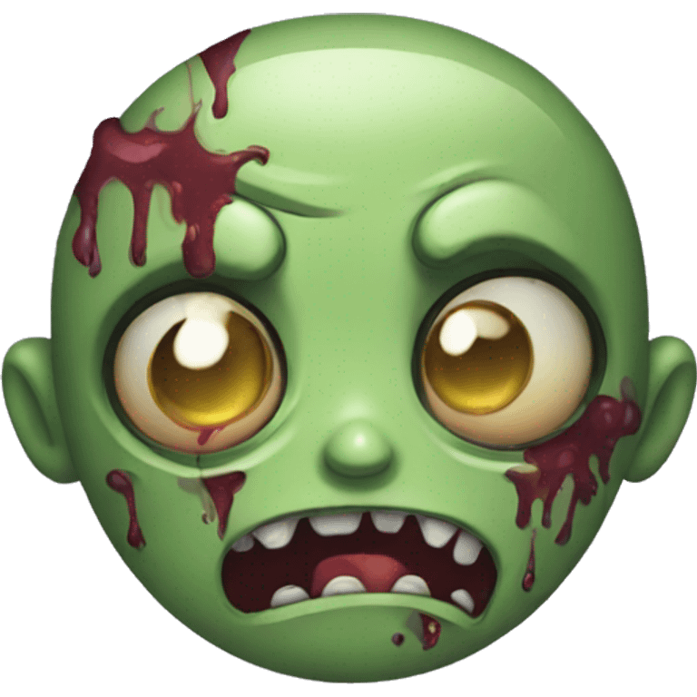 Cute zombie emote emoji