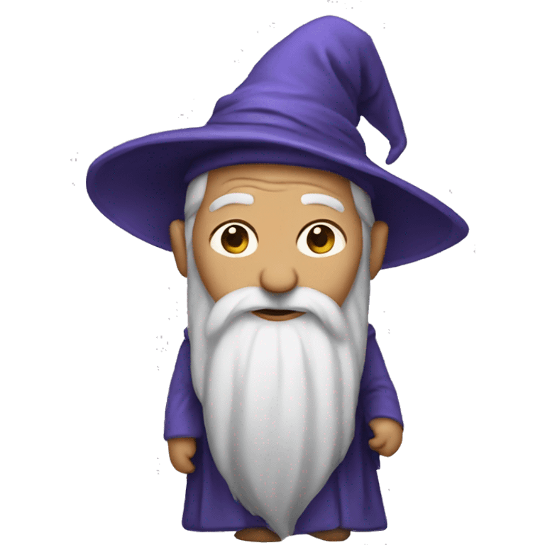 old wizard that is pregnant emoji