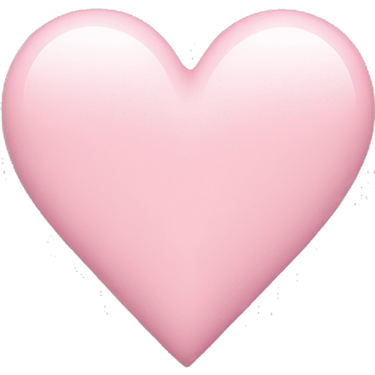 light pink heart emoji