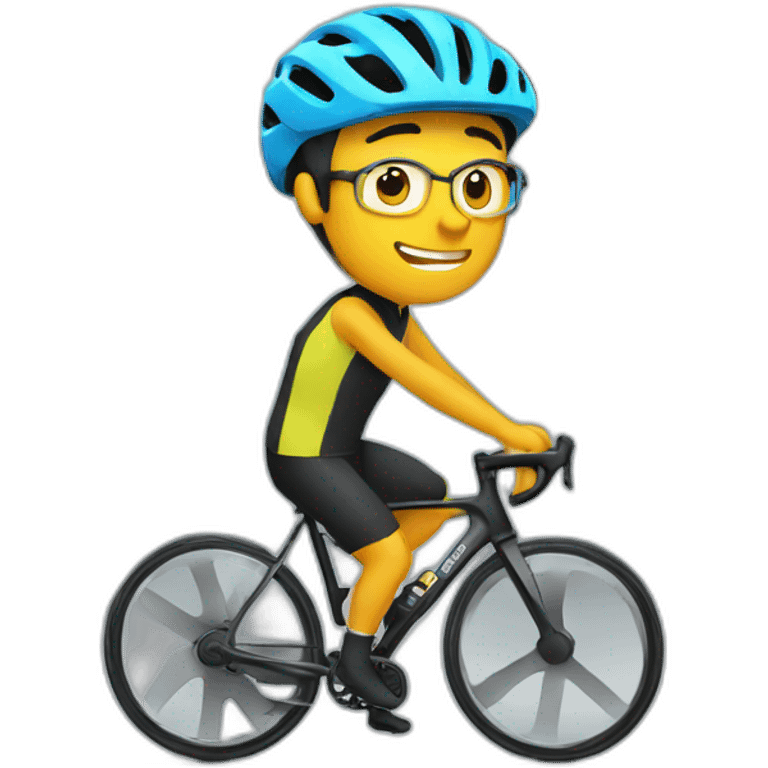 cycliste livreur emoji