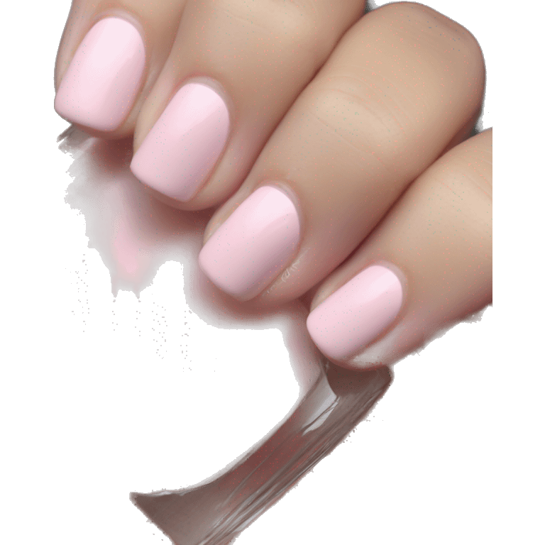 pastel pink manicure emoji