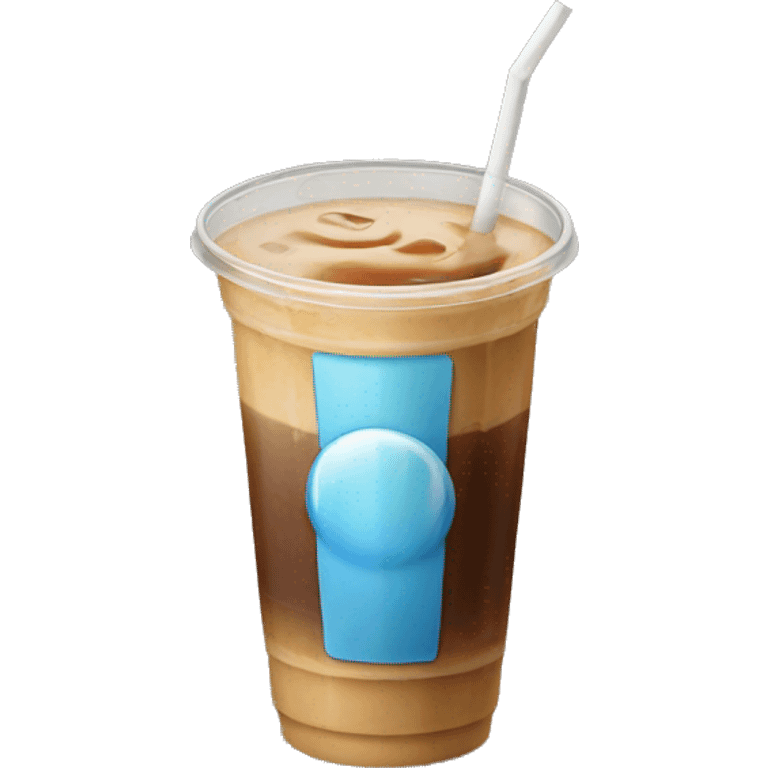 Iced coffee emoji