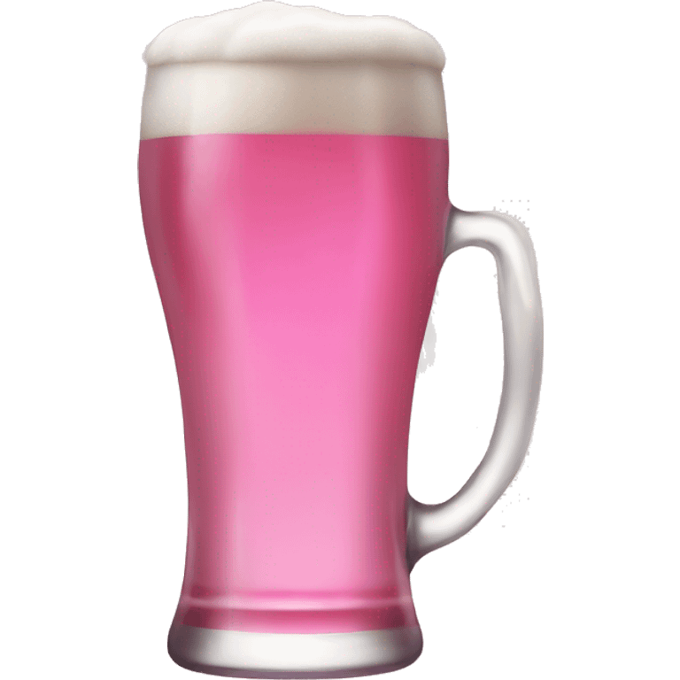 Pink beer  emoji