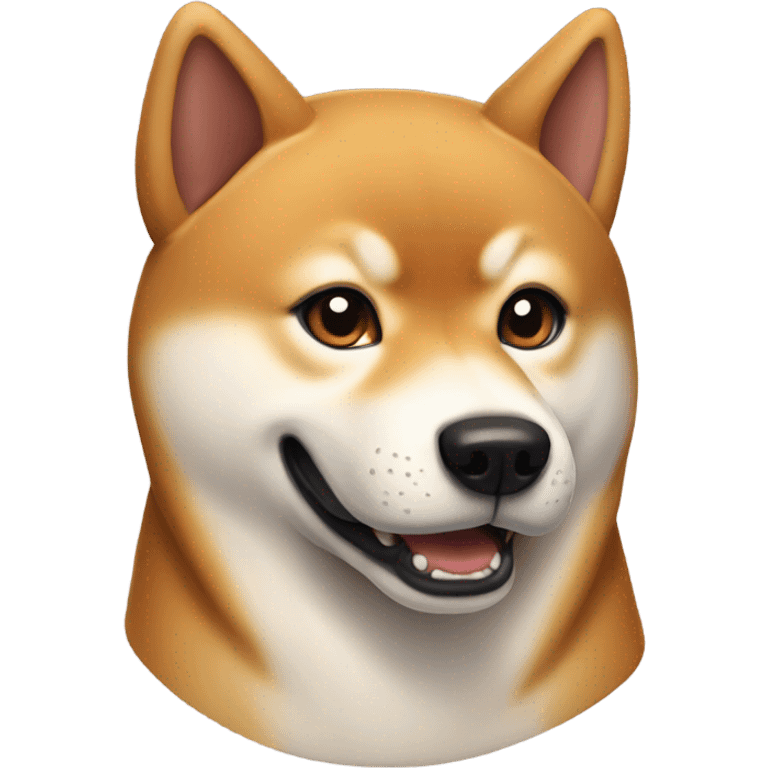 a dog named tony who is a shiba inu cure but fierce  emoji