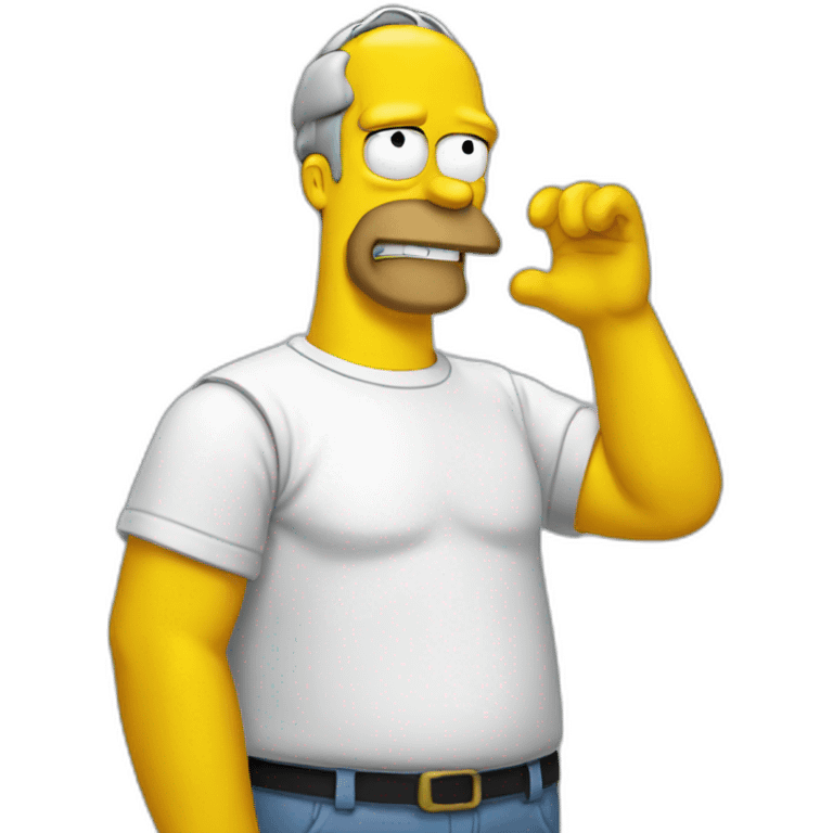 homer with pc emoji