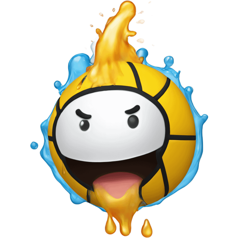 Water Polo farting drips emoji