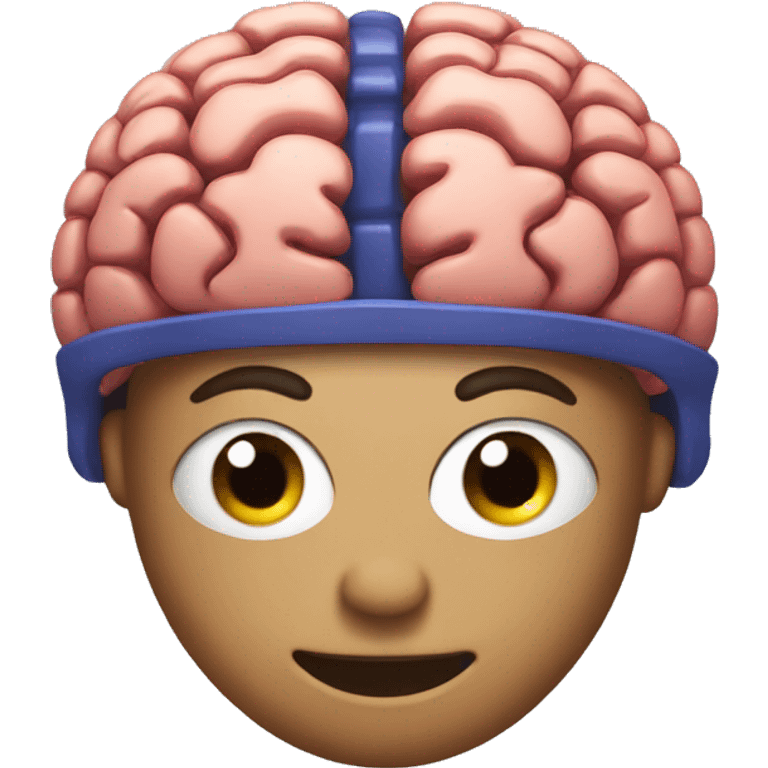 brain in sports gear emoji