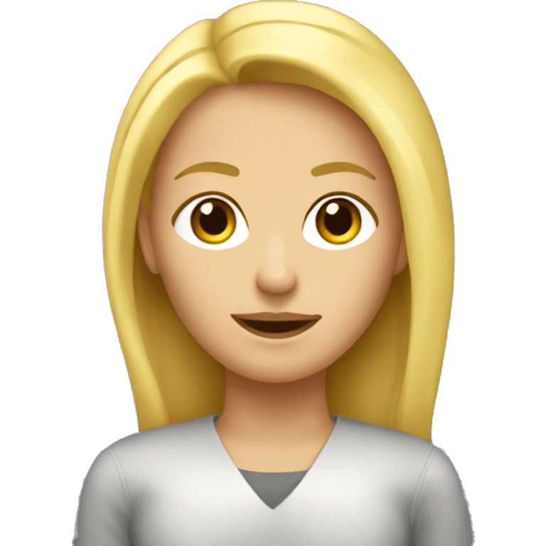 blond female semi truck drive emoji