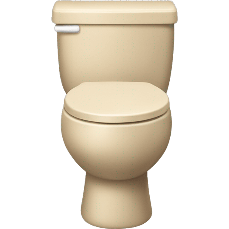 Beige toilet emoji