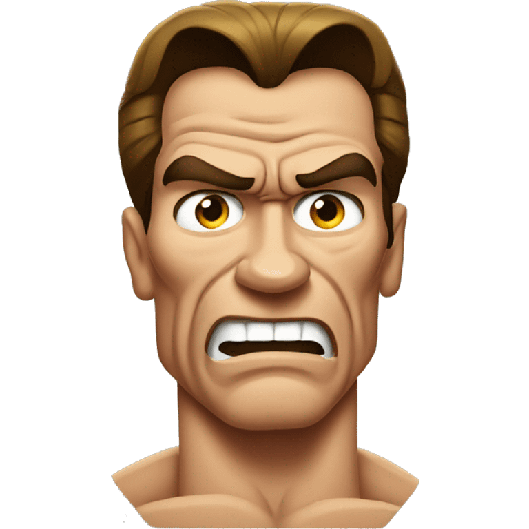 angry Arnold schwarzenegger emoji