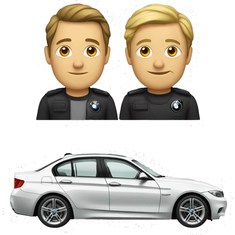 Сердце с bmw emoji