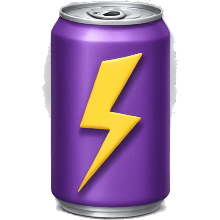 a can with a lightning bolt on it emoji