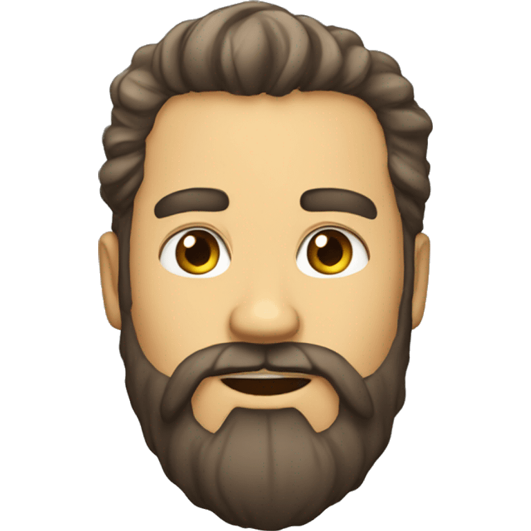 Bearded person majestic emoji