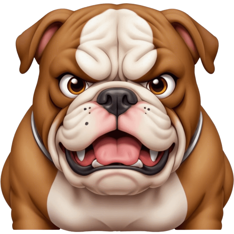 Angry Bulldog  emoji