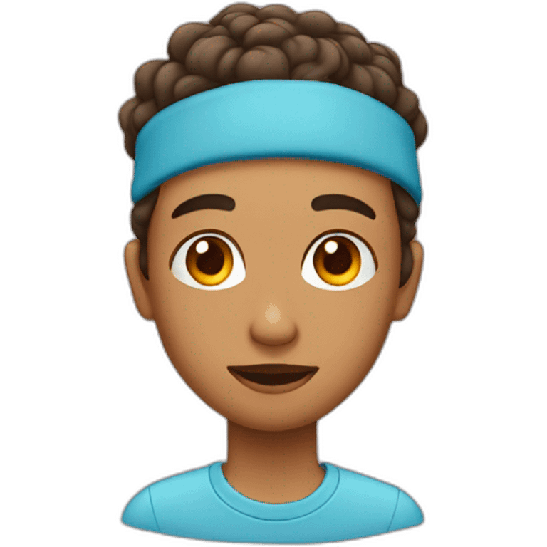 adolescente con granos y anteojos emoji